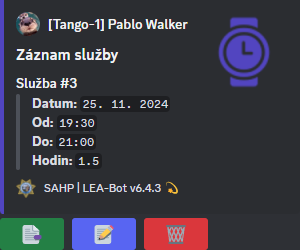 Formulář pro zápis omluvenky